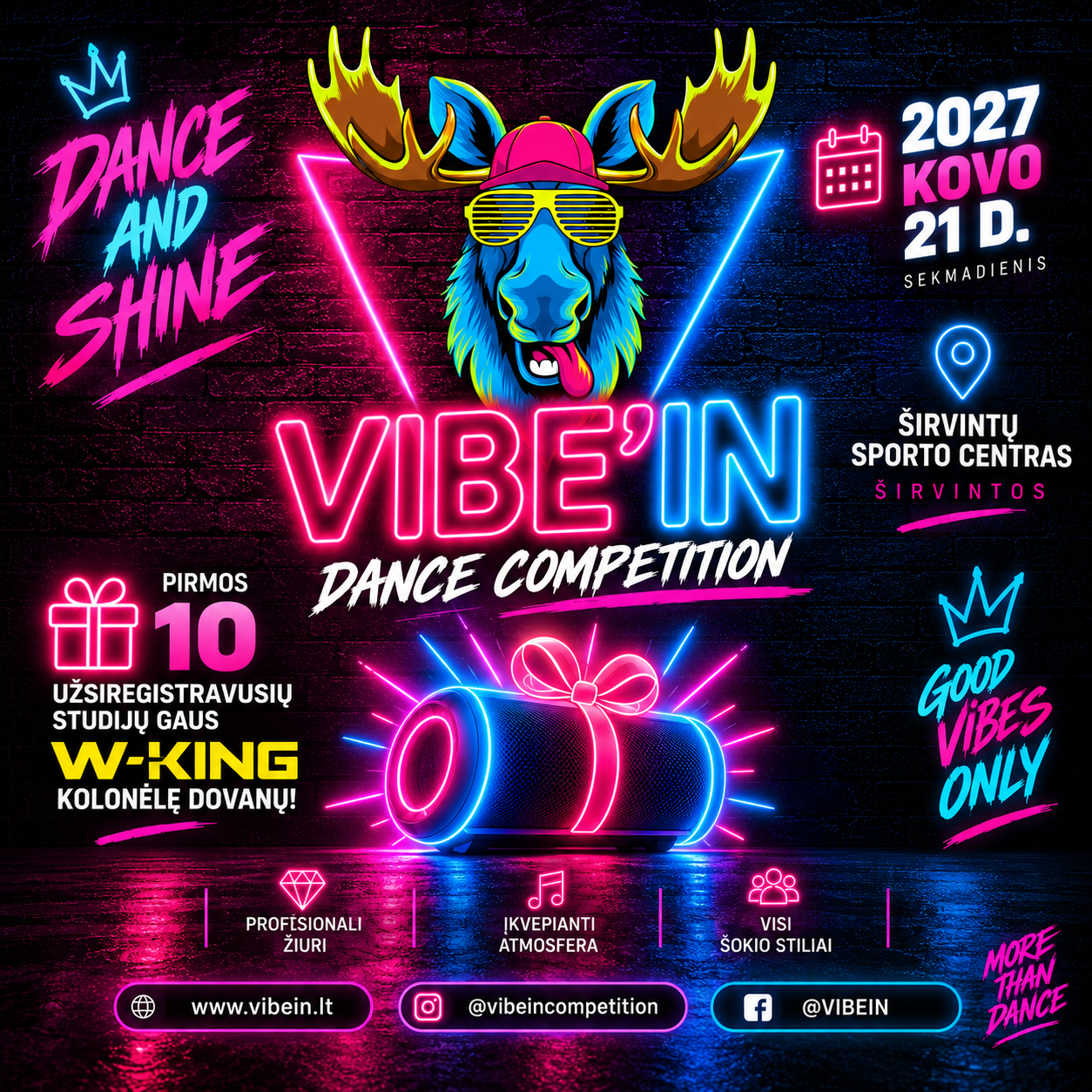 VIBE IN promotional poster